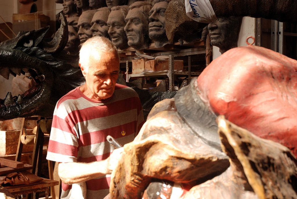 Ramon Aumedes, creador de caprgrossos de Catalunya